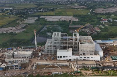 Toàn cảnh tiến độ nhà máy điện rác Greenity Nam Định