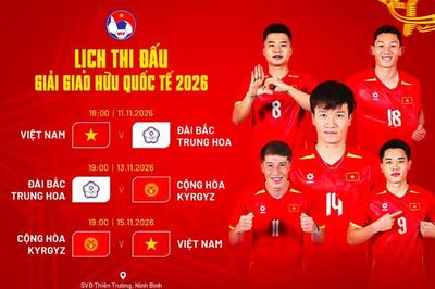 ĐT Việt Nam đá 2 trận giao hữu quốc tế tại sân Thiên Trường vào tháng 11