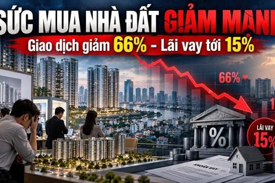 Sức mua nhà đất quý III giảm mạnh, lãi vay tiếp tục gây áp lực