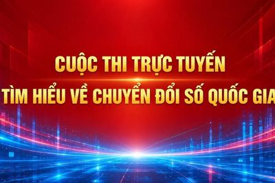 Từ 22/10, tổ chức thi trực tuyến tìm hiểu về chuyển đổi số quốc gia