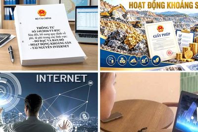 Sửa quy định mức thu, quản lý phí, lệ phí trong các lĩnh vực tài nguyên, khoáng sản và Internet