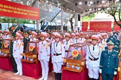Truyền hình trực tiếp Lễ truy điệu, an táng hài cốt liệt sĩ