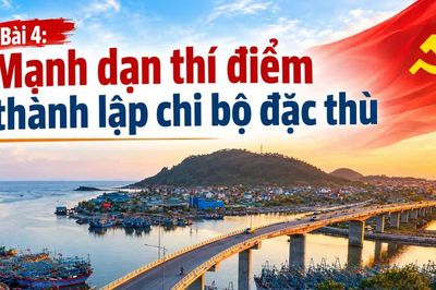 Bài 4: Mạnh dạn thí điểm thành lập chi bộ đặc thù