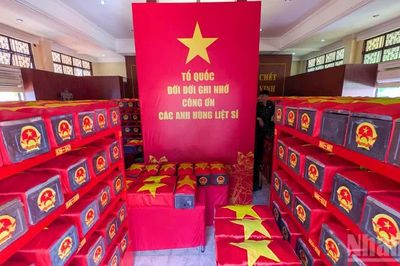 [Ảnh] Chuẩn bị chu đáo Lễ truy điệu, an táng 731 hài cốt liệt sĩ tại Thành phố Hồ Chí Minh