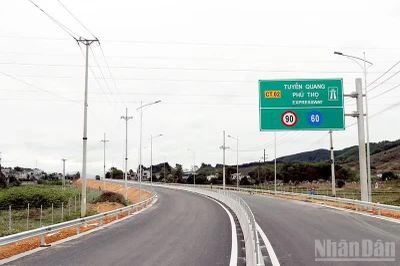 Phương án tổ chức giao thông tuyến nối 2 cao tốc tại Phú Thọ