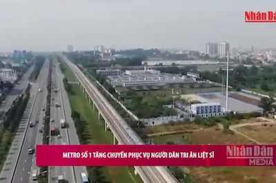 [Video] Metro số 1 tăng chuyến phục vụ người dân tri ân liệt sĩ