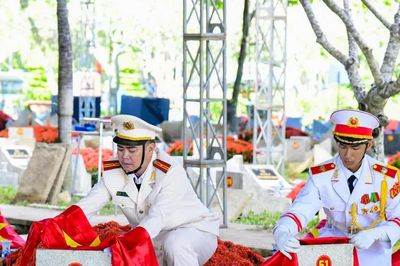 Truyền hình trực tiếp Lễ truy điệu, an táng hơn 1.000 hài cốt liệt sĩ