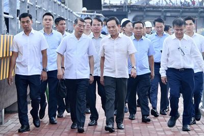 Thủ tướng kiểm tra dự án hạ tầng thoát nước và chống ngập trọng điểm tại TPHCM