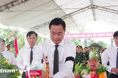 Đà Nẵng tổ chức lễ truy điệu và an táng 14 hài cốt liệt sĩ