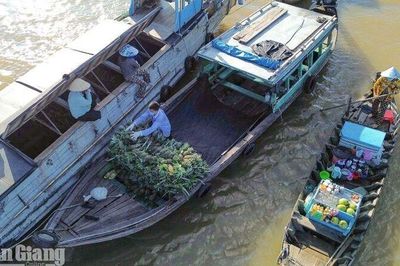 Nhịp sống chợ nổi Long Xuyên