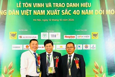 Đà Nẵng có 3 cá nhân được tuyên dương 'Nông dân Việt Nam xuất sắc 40 năm đổi mới'
