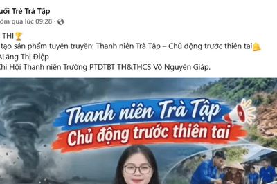 Trà Tập phát huy chuyển đổi số trong tuyên truyền phòng, chống thiên tai