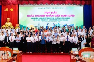 Đồng Tháp: Ghi nhận, tôn vinh doanh nghiệp, doanh nhân tiêu biểu năm 2026