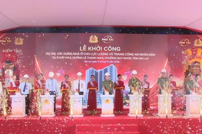 Khởi công dự án nhà ở cho lực lượng vũ trang Công an nhân dân tại Gia Lai