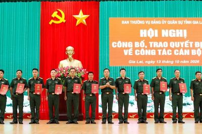 Quân khu 5 điều động, bổ nhiệm 115 cán bộ Ban Chỉ huy Quân sự cấp xã tại Gia Lai