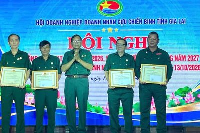 Hội Doanh nghiệp doanh nhân Cựu chiến binh tỉnh Gia Lai triển khai nhiệm vụ năm 2027