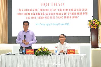 Hoàn thiện chỉ số cải cách hành chính đáp ứng yêu cầu mới