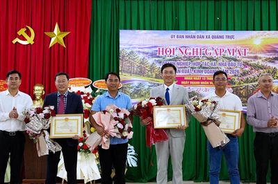 Quảng Trực gặp mặt 60 doanh nghiệp nhân Ngày Doanh nhân Việt Nam