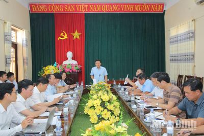 Kiểm điểm tiến độ giải phóng mặt bằng và giải ngân vốn đầu tư công Dự án xây dựng cầu Ninh Cường