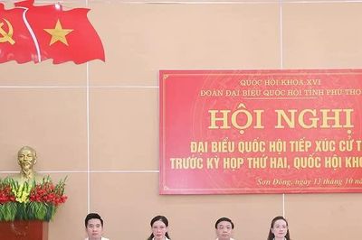 Đoàn đại biểu Quốc hội tỉnh tiếp xúc cử tri tại xã Sơn Đông