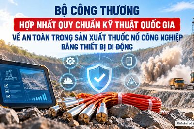 Hợp nhất Quy chuẩn kỹ thuật quốc gia về an toàn trong sản xuất thuốc nổ công nghiệp bằng thiết bị di động