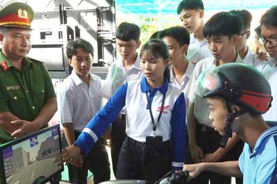 An Giang: Tập huấn kỹ năng lái xe an toàn cho hơn 1.700 học sinh