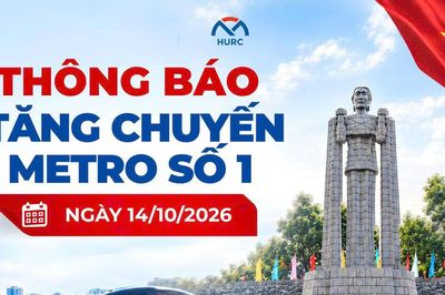 TP. Hồ Chí Minh: Metro Bến Thành - Suối Tiên tăng chuyến phục vụ người dân tri ân các Anh hùng liệt sĩ