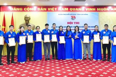Bí thư Đoàn xã Quảng Uyên giành giải nhất Hội thi Bí thư Đoàn cơ sở giỏi năm 2026