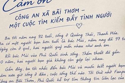 Chưa đầy 2 giờ, Công an giúp tìm lại người bạn thất lạc gần 40 năm