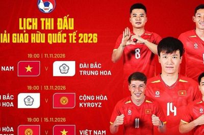 Lịch thi đấu của đội tuyển Việt Nam tại FIFA Days tháng 11/2026