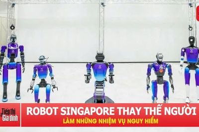 Singapore chuẩn bị đưa robot hình người thay thế con người làm những nhiệm vụ nguy hiểm