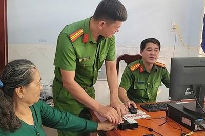 Công an xã Tân An đẩy mạnh thực hiện phong trào 'Ba nhất'