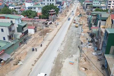 Dần lộ diện hình hài Quốc lộ 21B sau nâng cấp, mở rộng