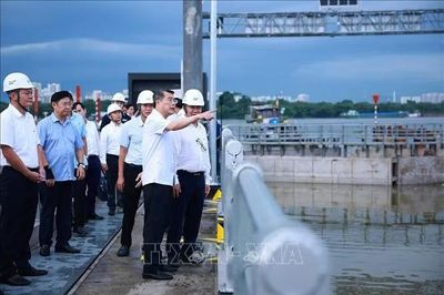 Thủ tướng Lê Minh Hưng kiểm tra tiến độ hai dự án cải tạo kênh, chống ngập tại thành phố Hồ Chí Minh