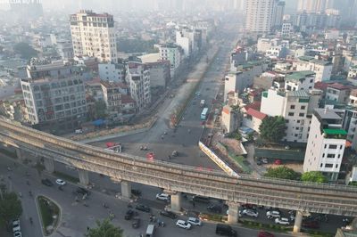 Hiện trạng Vành đai 2,5 qua phường Cầu Giấy vừa thông xe