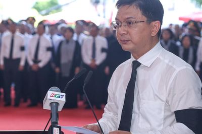 Toàn văn lời điếu tại lễ viếng, truy điệu và an táng 731 hài cốt liệt sĩ tại Công viên Lê Thị Riêng