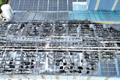 Dập tắt đám cháy lớn trong khu công nghiệp ở Cà Mau