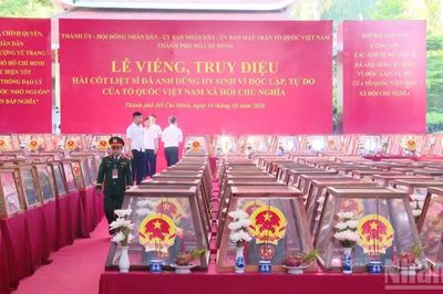 [Video] Thành phố Hồ Chí Minh nguyện làm quê hương thứ hai của các liệt sĩ