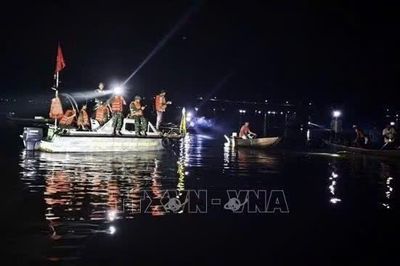 Tìm thấy thi thể nạn nhân mất tích trong vụ chìm thuyền tại Huế