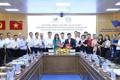 Đại học Thái Nguyên và Đại học Quốc gia Thành phố Hồ Chí Minh ký kết hợp tác giai đoạn 2026 - 2030