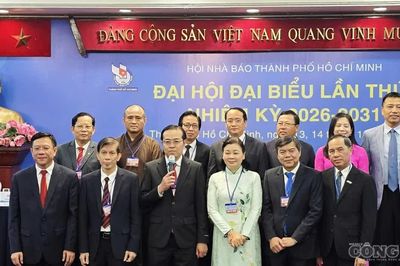 Ông Lê Văn Minh giữ chức Chủ tịch Hội Nhà báo TP.HCM nhiệm kỳ 2026-2031