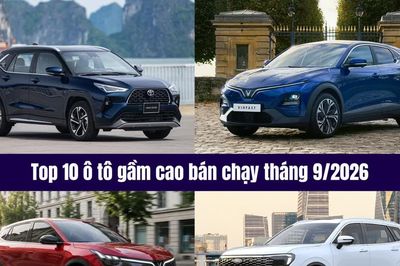 Top 10 ô tô gầm cao bán chạy tháng 9/2026: Xe cỡ nhỏ 'chiếm sóng'