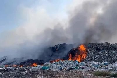 Phú Thọ yêu cầu xử lý dứt điểm vụ cháy bãi rác tạm Núi Bông