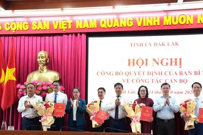 Ban Bí thư chỉ định 4 cán bộ tham gia Ban Chấp hành Đảng bộ tỉnh Đắk Lắk