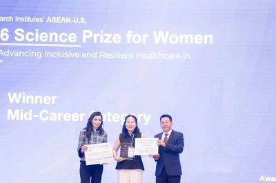 Tiến sỹ người Việt giành Giải thưởng Khoa học ASEAN-Hoa Kỳ dành cho Nữ giới