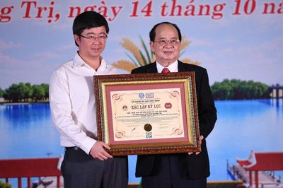 Tôn vinh giá trị kỷ lục Việt Nam Di tích lịch sử quốc gia Bến phà II Long Đại