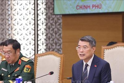 Thủ tướng Lê Minh Hưng: Thúc đẩy hợp tác công nghiệp quốc phòng, kết nối hạ tầng biên giới với Lào và Campuchia'