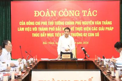 Phó Thủ tướng Chính phủ Nguyễn Văn Thắng làm việc tại Bắc Ninh về thực hiện các giải pháp thúc đẩy mục tiêu tăng trưởng hai con số