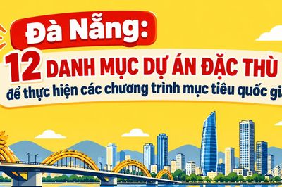 [Infographic] - Đà Nẵng: 12 danh mục dự án đặc thù để thực hiện các chương trình mục tiêu quốc gia