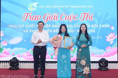 Trao giải cuộc thi “Phụ nữ khởi nghiệp sáng tạo, chuyển đổi xanh và phát triển bền vững”